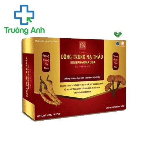 Đông Trùng Hạ Thảo Kingpharma USA - Bổ sung vitamin và khoáng chất cho cơ thể