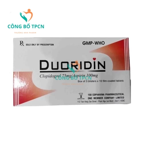 Duoridin Armephaco - Thuốc điều trị giảm các biến cố huyết khổi hiệu quả