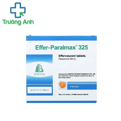 Effer-Paralmax 325 Boston - Thuốc giảm đau, hạ sốt rất hiệu quả