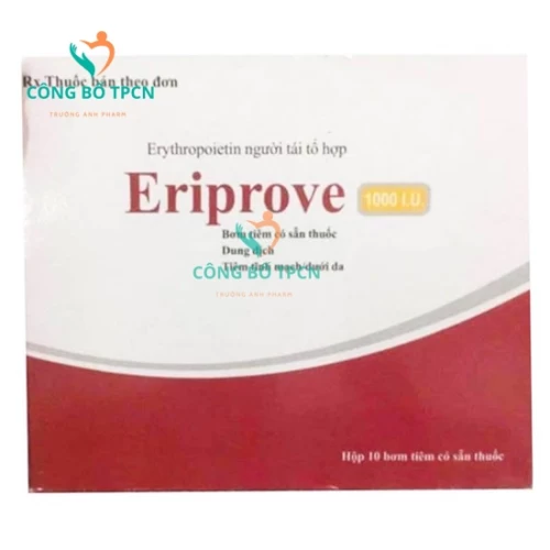 Eriprove 1000IU - Thuốc điều trị thiếu máu của Đông Á