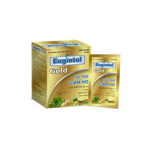 Eugintol Gold - Hỗ trợ giảm ho, long đờm và khản tiếng hiệu quả