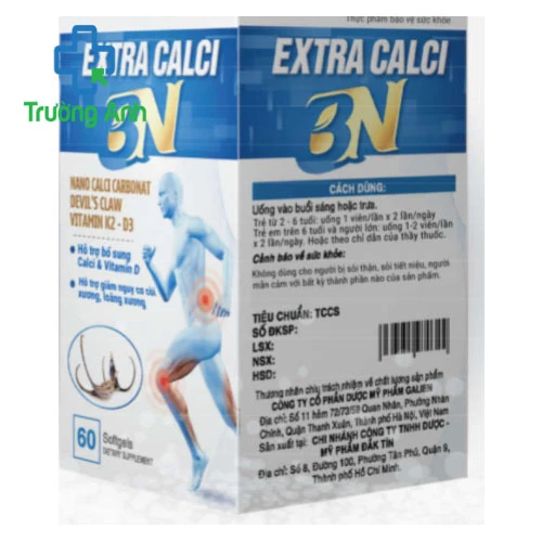 Extra Calci - Hỗ trợ Giảm nguy cơ còi xương, loãng xương