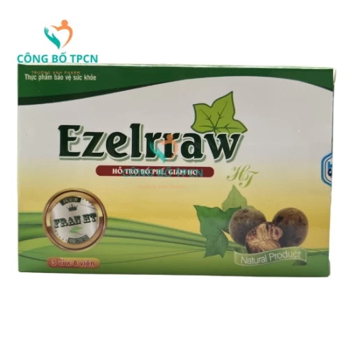 Ezelrraw HT - Giúp bổ phế, giảm ho gió, ho khan, ho rát họng