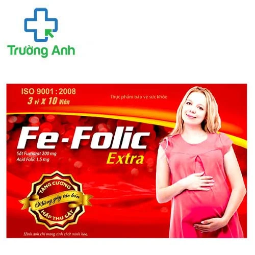Fe-folic extra - Dùng cho phụ nữ rong kinh, phụ nữ mang thai