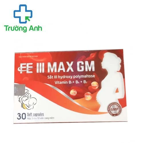 Fe III Max GM - Hỗ trợ cải thiện tình trạng thiếu máu
