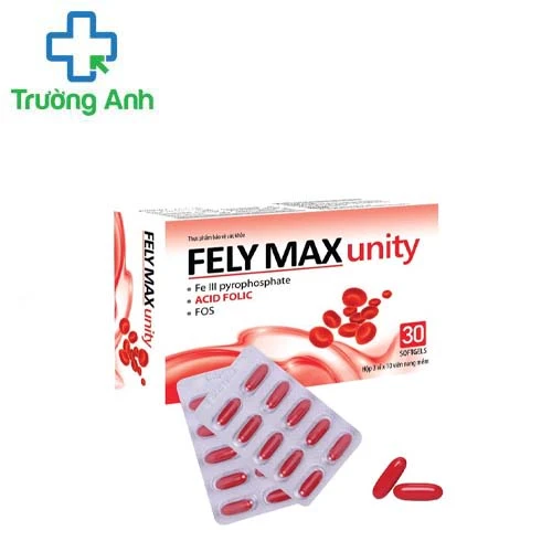 Fely Max unity - Bổ sung sắt hỗ trợ quá trình tạo máu