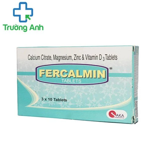 Fercalmin - Giúp bổ sung lượng canxi cần thiết cho cơ thể