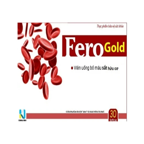 Ferogold - Thực phẩm chức năng bổ máu sắt hữu cơ