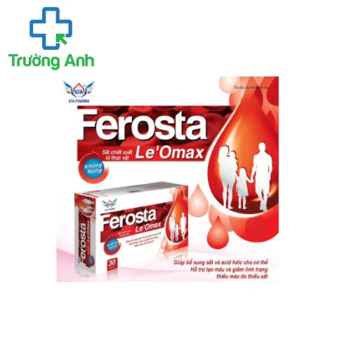 FEROSTA LE OMAX - Giúp bổ sung sắt và acid folic cho cơ thể