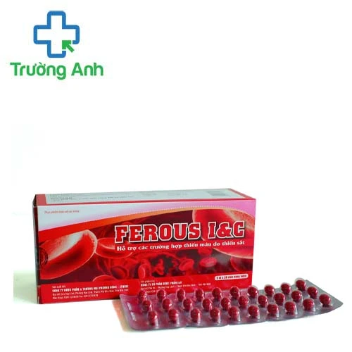 Ferous I&C - Hỗ trợ loại bỏ tình trạng thiếu máu do thiếu sắt
