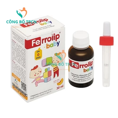 Ferrolip baby 30ml Inpharma - Hỗ trợ bổ sung sắt cho cơ thể