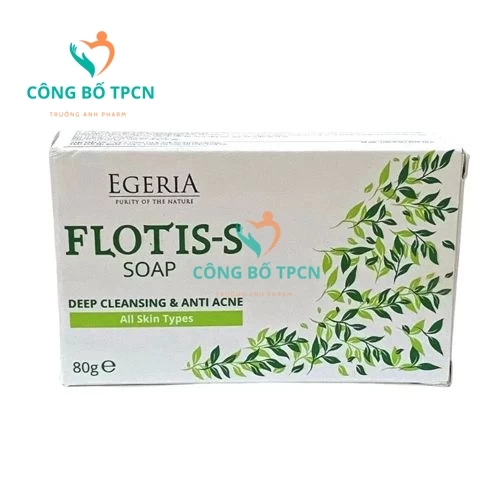 Flotis-S Soap 80g Egeri - Xà phòng làm sạch da hiệu quả