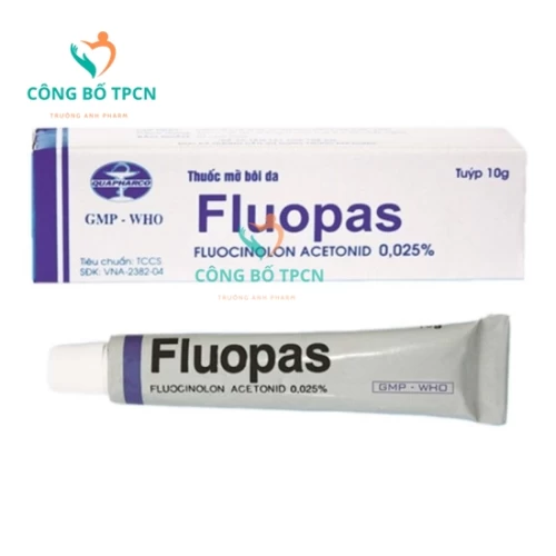 Fluopas 0.025% Quapharco - Thuốc điều trị eczema dị ứng