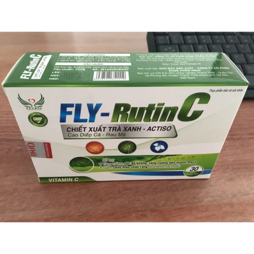 Fly-Rutin C - Hỗ trợ tăng cường bền thành mạch