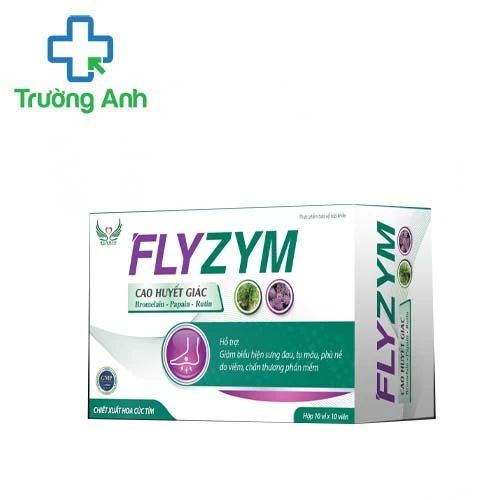 Flyzym - Giúp giảm biểu hiện sưng đau, tụ máu, phù nề do viêm