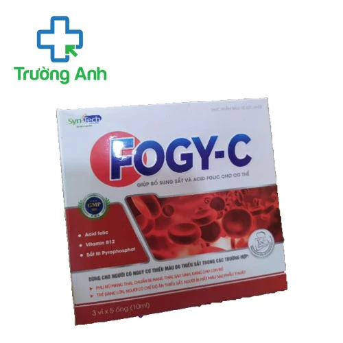 Fogy - C – Hỗ trợ bổ sung sắt và acid folic hiệu quả 