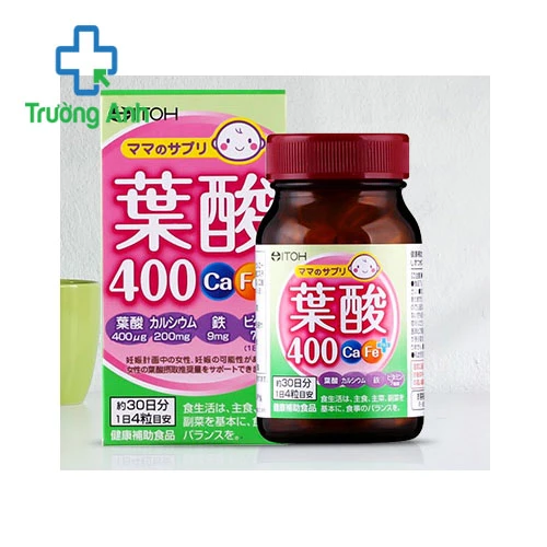 Folic acid 400 Ca-Fe plus - Bổ sung hàm lượng Acid Folic cần thiết
