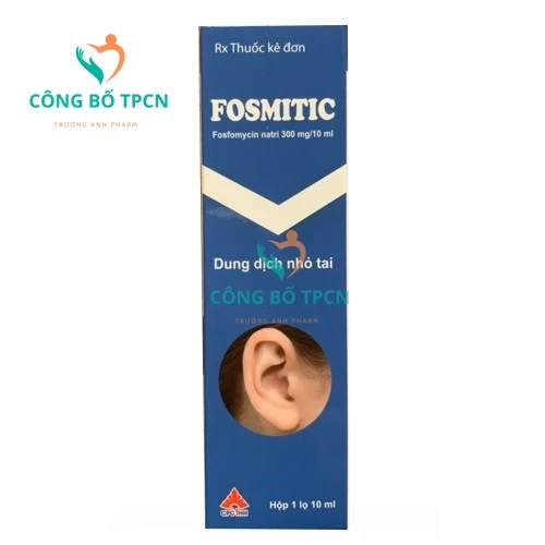 Fosmitic 300mg/10ml - Thuốc điều trị viêm tai, viêm màng nhĩ hiệu quả