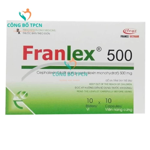 Franlex 500mg - Thuốc điều trị nhiễm khuẩn hiệu quả