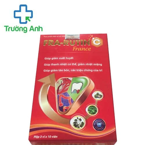 FranRutin C - Giúp giảm tình trạng xuất huyết dưới da