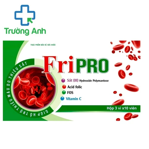 FriPro - Bổ sung FOS, acid folic, hỗ trợ thiếu máu do thiếu sắt