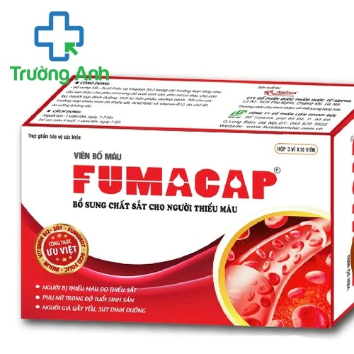 Viên bổ máu Fumacap - Giúp bổ sung sắt cho người thiếu máu