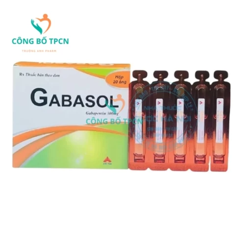 Gabasol 300mg CPC1HN - Thuốc điều trị co giật cục bộ