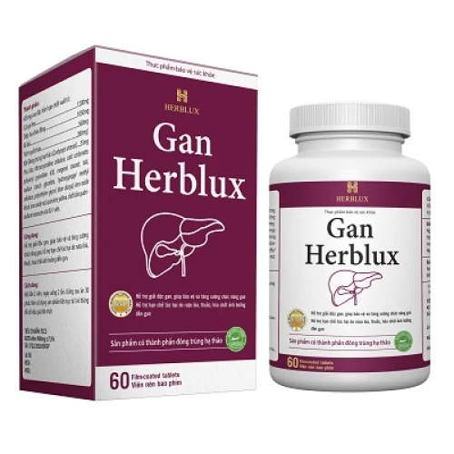 Gan Herblux - Hỗ trợ giải độc gan và tăng cường chức năng gan