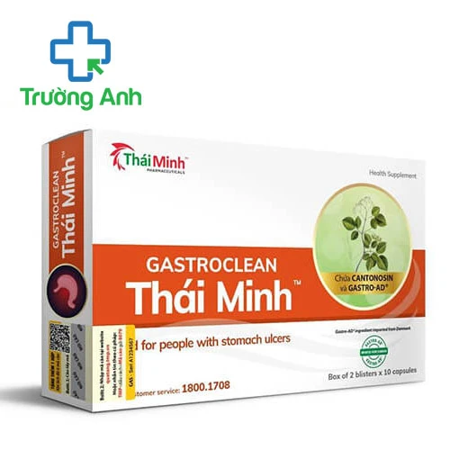 Gastroclean Thái Minh – Hỗ trợ điều trị viêm loét dạ dày tá tràng hiệu quả