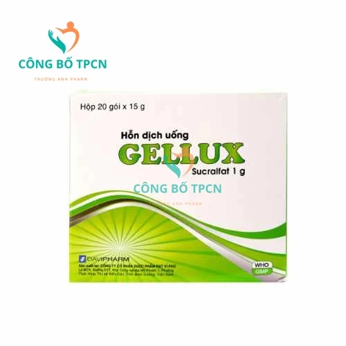 Gellux - Thuốc điều trị viêm loét dạ dày, tá tràng của Davipharm