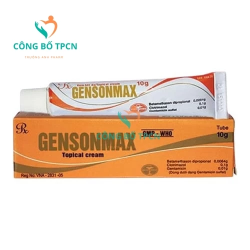 Gensomax 10g Quapharco - Thuốc điều trị viêm da tiếp xúc