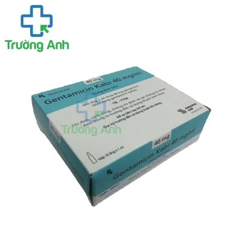 Gentamicin Kabi 40mg/ml - Điều trị các tình trạng nhiễm khuẩn