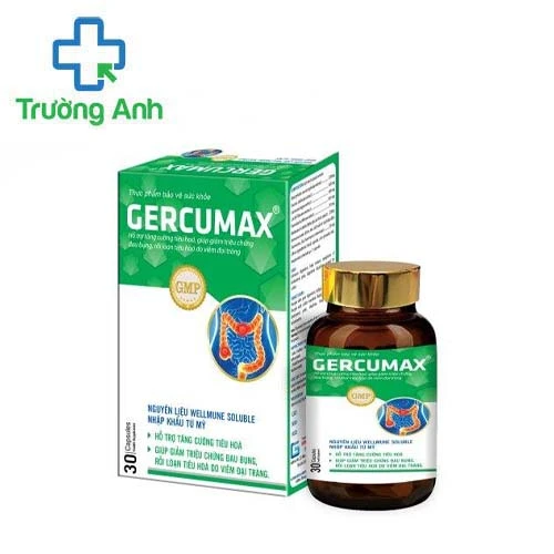 Gercumax - Hỗ trợ tăng cường tiêu hoá, giảm triệu chứng đau bụng