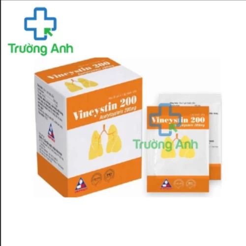 Vincystin 200 Vinphaco - Thuốc điều trị viêm phế quản