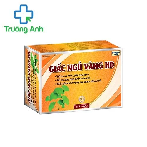 Giấc ngủ Vàng HD - Hỗ trợ giảm tình trạng mất ngủ, khó ngủ