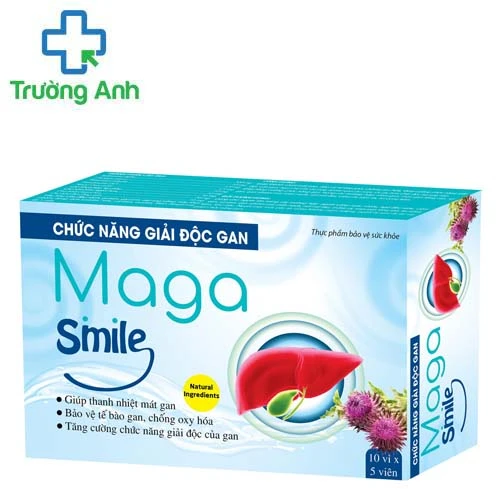 Giải độc gan Maga Smile - Hỗ trợ giải độc gan, giúp bảo vệ gan