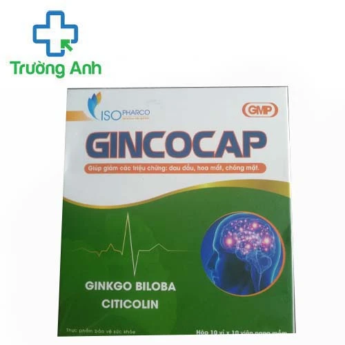 Gincocap - Giúp giảm các triệu chứng đau đầu chóng mặt
