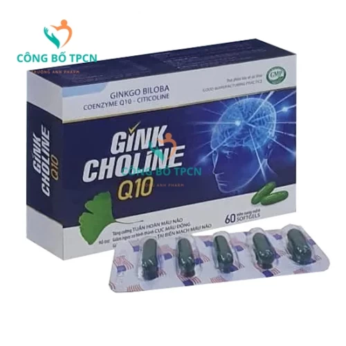 GINK CHOLINE Q10 - Giúp tăng cường lưu thông máu
