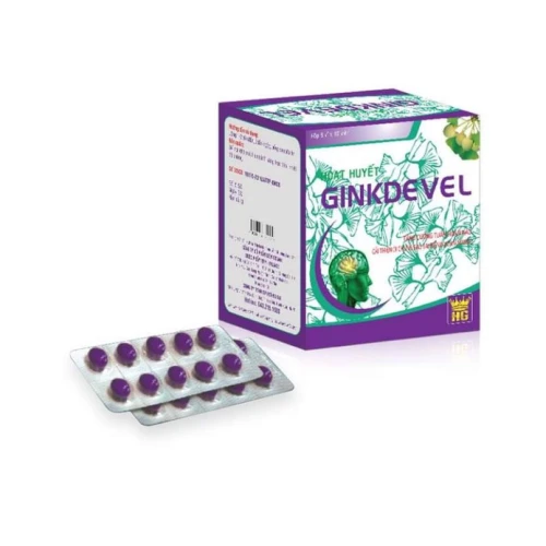 GinkDevel - Hỗ trợ hoạt huyết, tăng cường tuần hoàn máu não