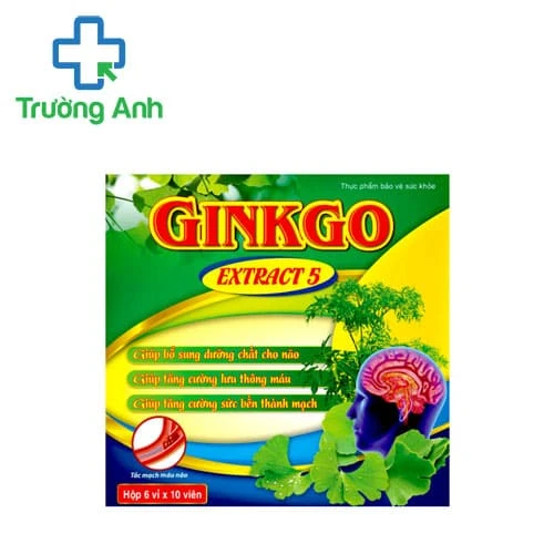Ginkgo Extract 5 - Bổ sung não, tăng cường lưu thông máu não
