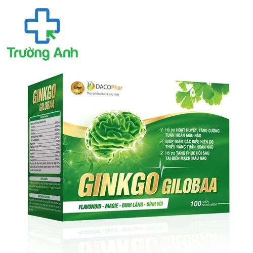 Ginkgo Gilobaa - Giúp hoạt huyết, tăng cường tuần hoàn máu não