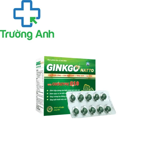 Ginkgo natto with coenzym Q10 - Tăng chức năng tuần hoàn máu não