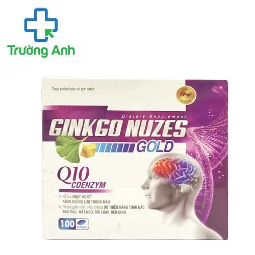 Ginkgo Nuzes Gold - Hỗ trợ phục hồi các chức năng sau tai biến