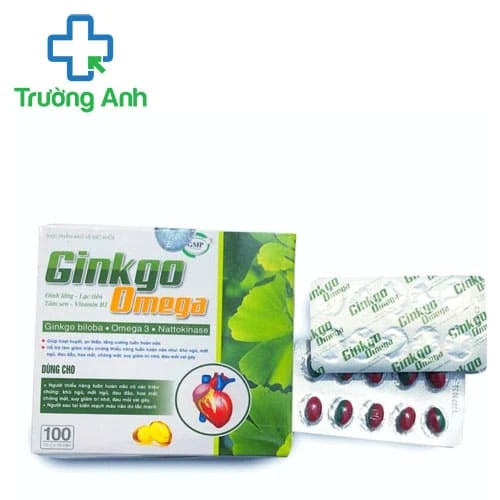 Ginko Omega - Giúp hoạt huyết, an thần, tăng cường tuần hoàn não