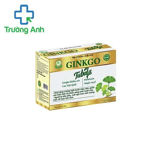 Ginkgo Tubala - Hỗ trợ giúp tăng cường tuần hoàn máu não