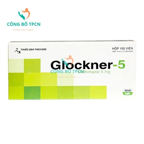Glockner-5 - Thuốc điều trị tăng năng tuyến giáp của Davipharm