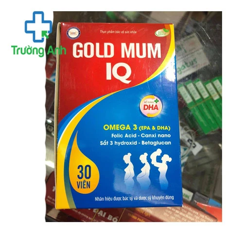 GOLD MUM – IQ - Bổ sung sắt, acid folic và các chất cần thiết