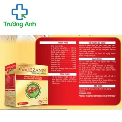 GoldEzanin Thanh nhiệt giải độc - Hỗ trợ bổ gan, mát gan