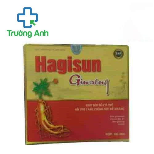 Hagisun Ginseng – Hỗ trợ tăng cường chức sức khỏe hiệu quả