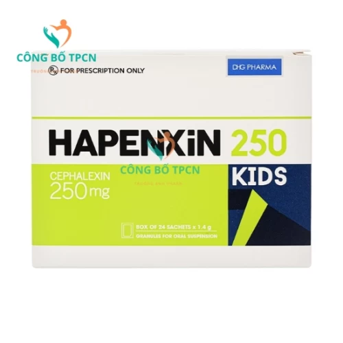 Hapenxin 250 Kids - Thuốc điều trị kháng viêm của Dhgpharma